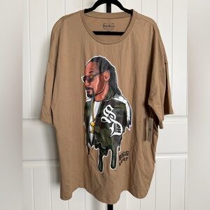 Dogg Supply by Snoop Dogg Oversized Camo Graphic Tee NWT